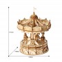 MERRY GO ROUND giostra ROLIFE classical ROBOTIME in legno 3D WOODEN PUZZLE età 14+ ROBOTIME - 6