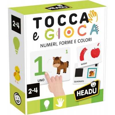 TOCCA E GIOCA numeri forme e colori HEADU educativo IN ITALIANO età 2+  - 1
