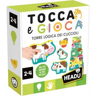 TOCCA E GIOCA torre logica dei cuccioli HEADU educativo IN ITALIANO età 2+  - 1