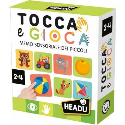TOCCA E GIOCA memo sensoriale dei piccoli HEADU educativo IN ITALIANO età 2+  - 1