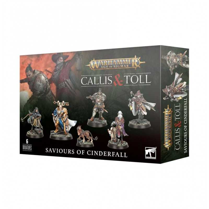 SAVIOURS OF CINDERFALL callis & toll SET DI 6 MINIATURE warhammer