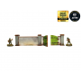WALL WITH GATE HIGH elemento scenico WW2 NORMANDY micro art studio DIPINTO per 28mm 1/56 Micro Art Studio - 7