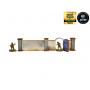 WALL WITH GATE HIGH elemento scenico WW2 NORMANDY micro art studio DIPINTO per 28mm 1/56 Micro Art Studio - 8