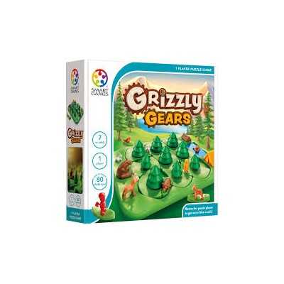 GRIZZLY GEARS gioco da tavolo SOLITARIO con 80 sfide SMART GAMES età 7+ Smart Games - 1