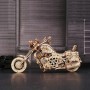 CRUISER MOTORCICLE rokr ROBOTIME in legno PUZZLE 3D moto LK504 età 14+ ROBOTIME - 8