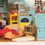 JOYS PENINSULA LIVING ROOM salotto ROBOTIME in legno DIY HOUSE miniatura CASA da montare DG141 ROBOTIME - 7
