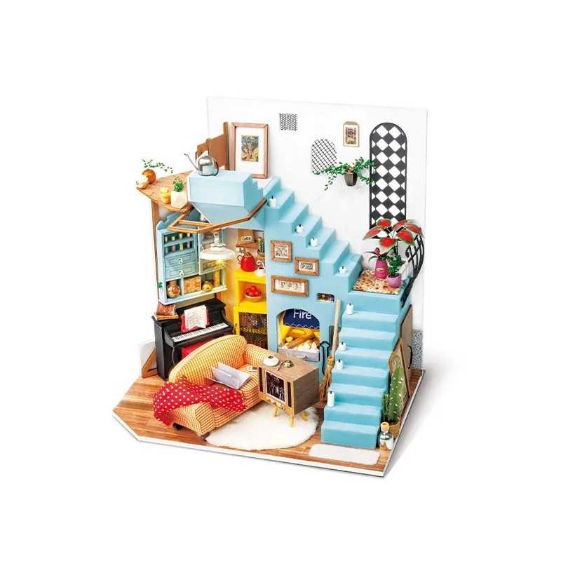 Tavolino Da Rivista In Miniatura Scala 1:6, In Legno, Per Bambole E Diorami