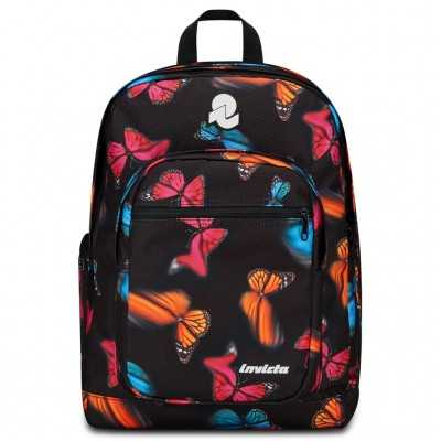 ZAINO invicta JELEK backpack FANTASY scuola FARFALLE blurry butterfly NERO vol 38 litri GRS Invicta - 1