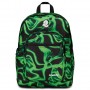 ZAINO invicta JELEK backpack FANTASY scuola FASCI DI LUCE green neon VERDE vol 38 litri GRS Invicta - 1