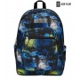 ZAINO scuola FREETHINK seven BOY backpack BLU GIALLO NERO vol 34 litri CON USB PLUG SEVEN - 1