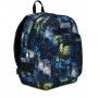 ZAINO scuola FREETHINK seven BOY backpack BLU GIALLO NERO vol 34 litri CON USB PLUG SEVEN - 3