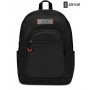 ZAINO scuola FREETHINK seven UNISEX backpack JET BLACK vol 34 litri NERO con usb plug SEVEN - 1