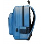 ZAINO scuola FREETHINK seven UNISEX backpack RIVERSIDE vol 34 litri AZZURRO con usb plug SEVEN - 4