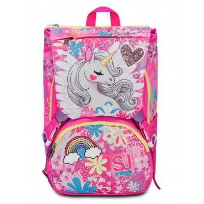 ZAINO scuola ESTENSIBILE seven BIG backpack UNICORN girl LED rosa SJ GANG SEVEN - 1
