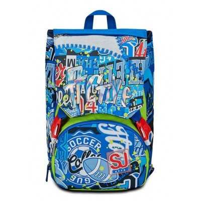 ZAINO scuola ESTENSIBILE seven BIG backpack REALBASKET boy SJ GANG blu SEVEN - 1