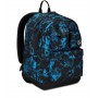 ZAINO scuola PRO XXL seven POCKETS backpack CON CUFFIE wireless BLU E NERO the double SEVEN - 2