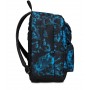 ZAINO scuola PRO XXL seven POCKETS backpack CON CUFFIE wireless BLU E NERO the double SEVEN - 4