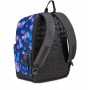 ZAINO scuola PRO XXL seven POCKETS backpack CON CUFFIE wireless BLU E VIOLA the double SEVEN - 4