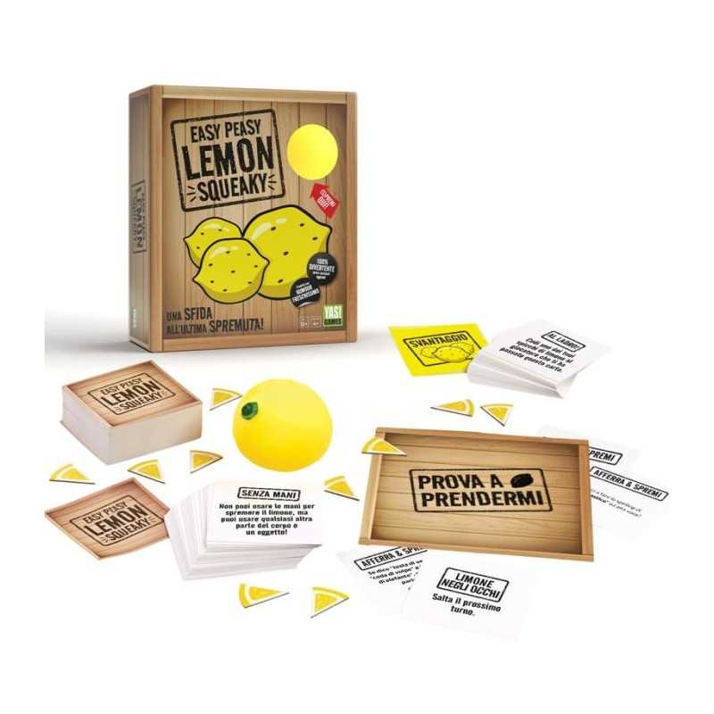 Rocco Giocattoli Easy Peasy Lemon Squeaky - Yas Games - Gioco Da Tavolo In Italiano Per 4+ Giocatori - 3
