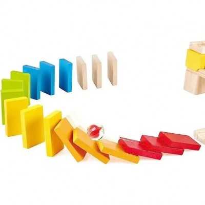 Hape Quadrilla Set Contenitori Componibili - Pista Per Biglie Creativa Con Blocchi Modulari E Contenitori Integrati