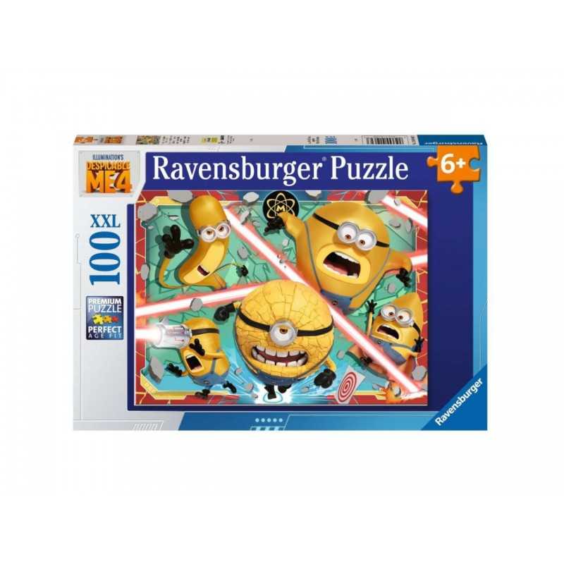 PUZZLE 100 PEZZI XXL ravensburger CATTIVISSIMO ME cm 36 x 49