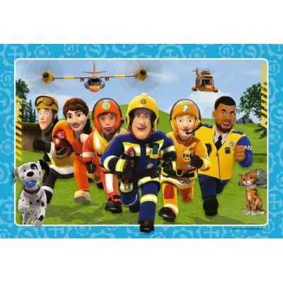Ravensburger 07574 - Set 2 Puzzle Da 12 Pezzi Per Bambini 3+ - Polizia E Pompieri - Dimensioni 26x18 Cm