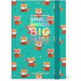 AGENDA GIORNALIERA 16 MESI 2024 2025 LEGAMI RED PANDA rosso medium cm 18x12 DAY Legami - 1