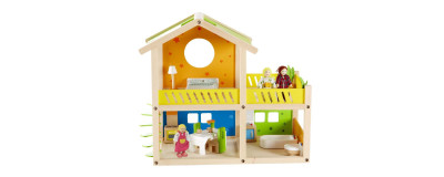 Case delle bambole Hape e Djeco accessori e mobili