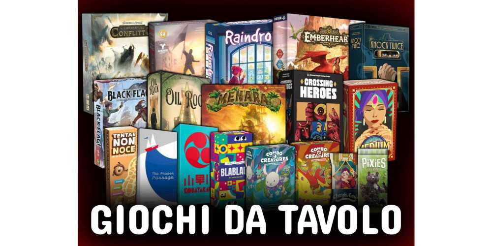 GIOCHI DA TAVOLO E PREORDINI APERTI GIOCHI DA TAVOLO E PREORDINI APERTI