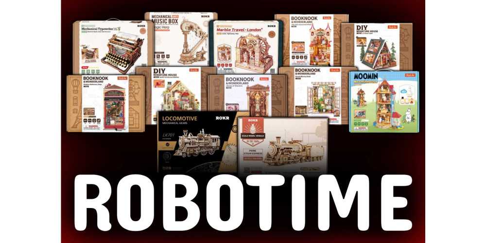 FANTASTICI MODELLI IN LEGNO ROBOTIME