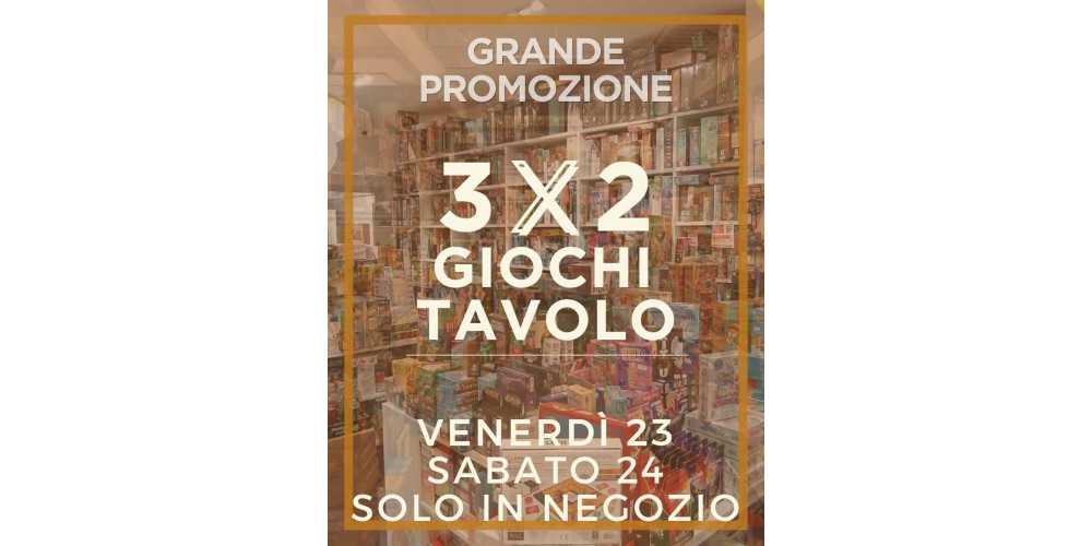 Grande Promozione 3x2 sui giochi da tavolo