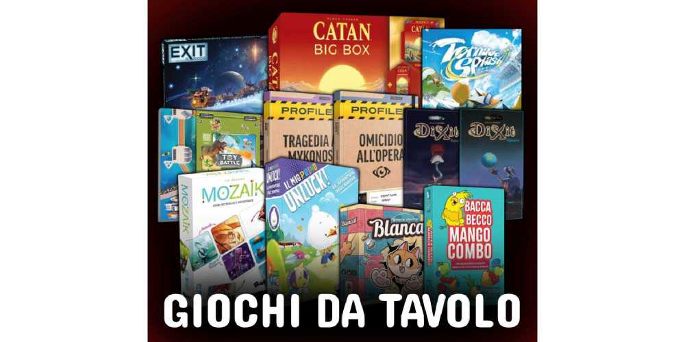 ULTIMI ARRIVI: GIOCHI DA TAVOLO DISPONIBILI E IN PREORDINE